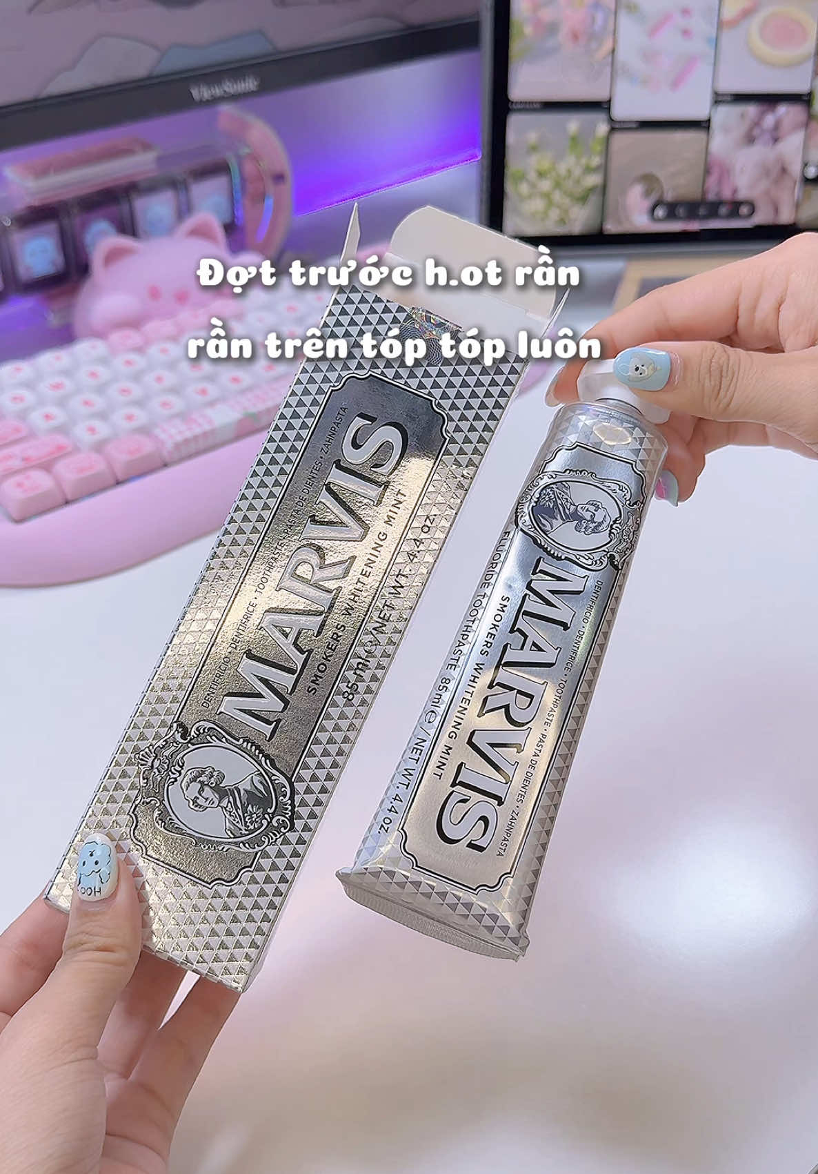 Chân ái dành cho răng ố vàng do 🚬, uống cafe ☕️ @Marvis Vietnam #xuhuong #unboxing #unbox 