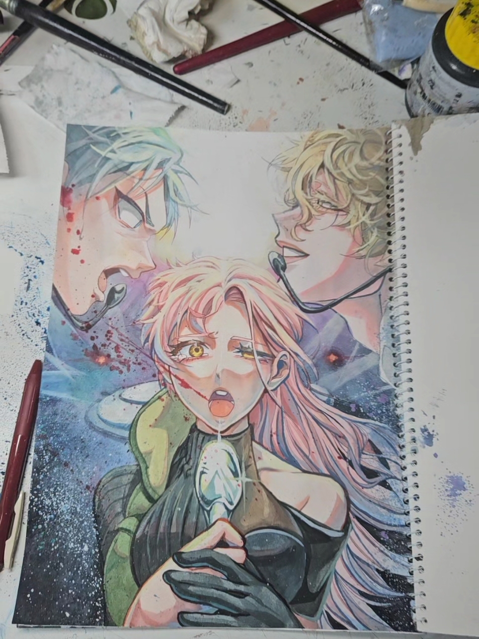 Blink Gone #alien_stage #MIZI #LUKA #till #에일리언스테이지 #09 #팬아트 