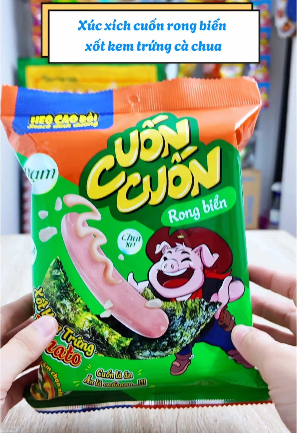 Xúc xích heo cao bồi cuốn rong biển mới #kẻnghiệnsnack #snack #ănvặt #xuhuong #trending #fyp #food #tiktokfoodies #ancungtiktok #viralvideo #reviewanvat 