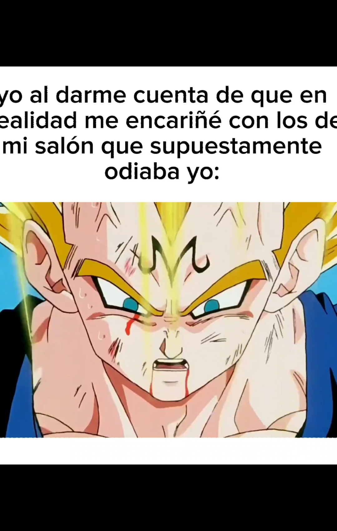 yo después de encariñarme con los de mi salón #humour #tendencia #dragonball #dragonballz #vegeta #Meme #Anime #fyp #parati #Viral 