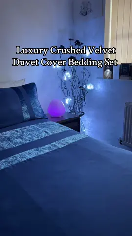 #beddingset #luxurybeddingset #duvetbeddingset #foryou #blackfridaysale #tiktokmademebuyit  Luxury Crushed Velvet Duvet Cover and Pillowcase Bedding Set Elegant and Comfortable For Your Bedroom 🔥🔥