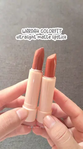Wardah Colorfit Ultralight Lipstick Matte#lipstic #wardah #wardahcolorfit #fypシ゚viral #fypsounds #xybca 