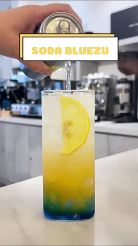 Soda BlueZu🧊🍹 #LibertyAcademy #uongcungtiktok #douongngon #dayphache #hocphache #barista #congthucphache #soda #bluecuracao #yuzu #lemon 