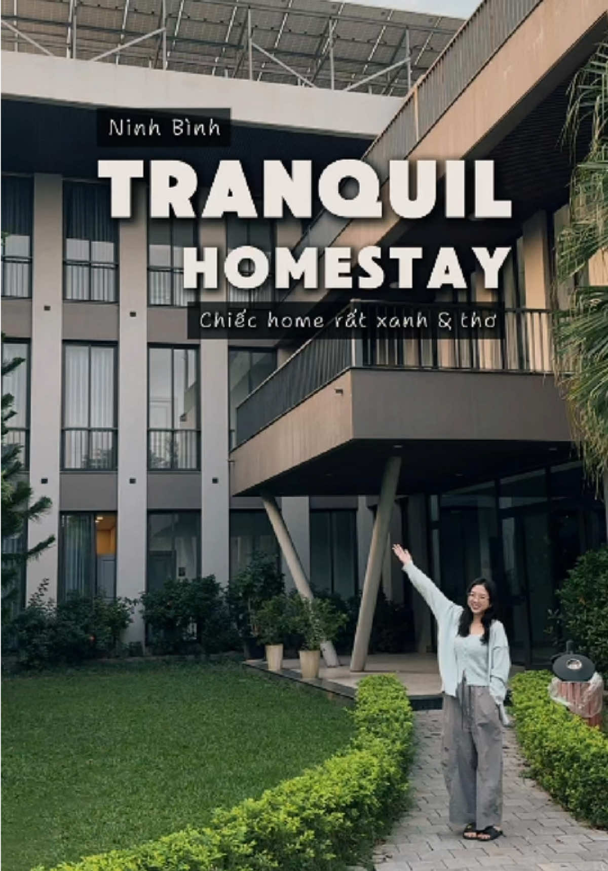 Du lịch chỉ để đổi chỗ ăn chỗ ngủ 🥲 Chiếc homestay rất xanh và thơ tại Ninh Bình nèe  #charmyrosie #reviewninhbinh #dulichninhbinh #homestay #ninhbinh #resort #tiktoktravel 