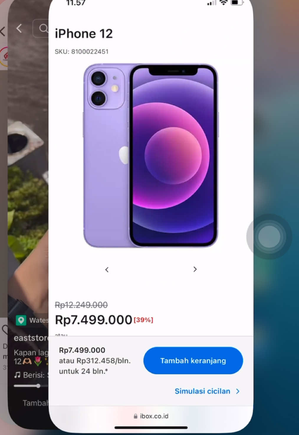 segini aja udah alhamdulilah banget😇 #fyp #trend #iphone12