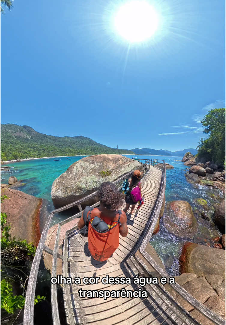 E essa é a chegada no pier de Aventureiro em Ilha Grande #natureza #ilhagrande #camping #praiadoaventureiro #aventureiro 