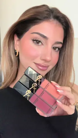 My new fav blushes 🎀 @yslbeauty Make Me Blush liquid blush #57 coral clash  #37 peachy nude #44 nude lavalliere  #makeup #makemeblush #liquidblush #blush  