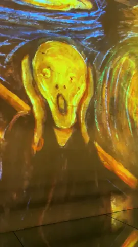Frameless Immersive Art Experience London ✨ #london #frameless #immersiveexperience #art #artexperience #museum #artmuseum #UK #thescream #edvardmunch #vangogh 