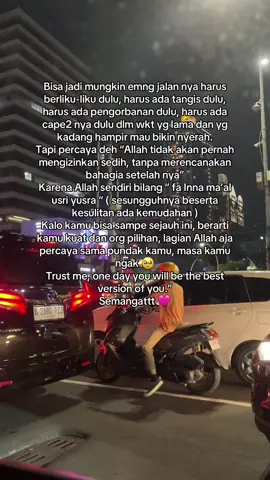 Ingat ! Allah tidak akan menguji seorang hamba di luar batas kemampuan nya. jadi kalo kita sedang punya ujian sebesar apapun, Allah ingetin kita bahwa memang hanya kita yg sanggup. Kalo ga sanggup, ya kita ga akan di uji . #selfrenminder #masyallahtabarakallah #fypシ゚ 