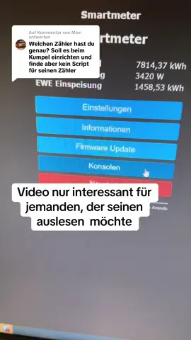 Antwort auf @Maxi  hey, ich hoffe, ich konnte deine Frage damit beantworten. #tasmota #homeassist  #smarthome #strom #digital #fyp #nerd 