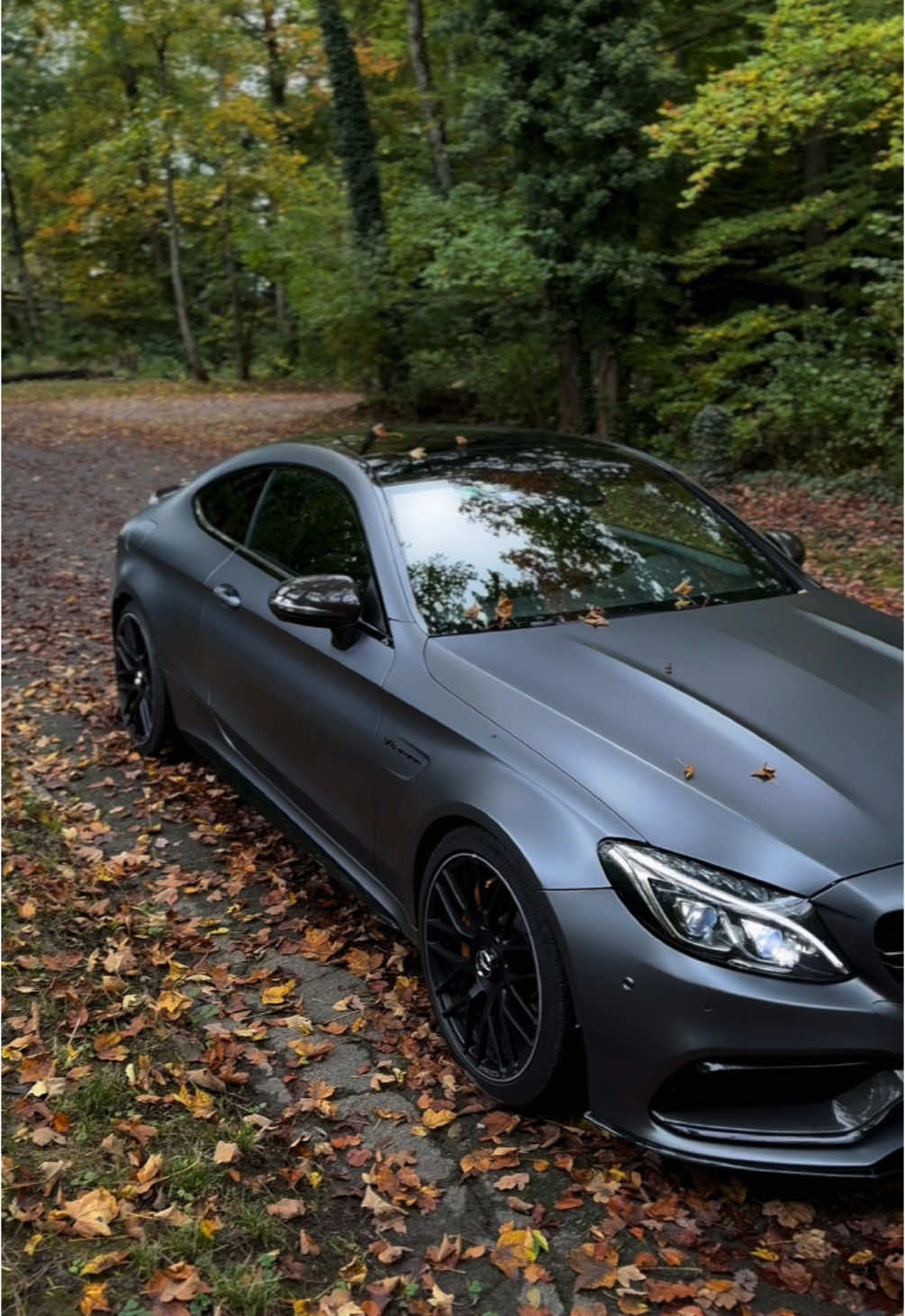 Fall Season🍂 #fall #benz #63er #amg63 #amg #mercedes #merc #aesthetic #amgaddict 