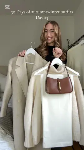 Day 23 of 30 days of Autumn/ Winter outfits 🍂 ☕️ #autumn #autumnfashion #fallfashion #outfitideas #outfitinspo #outfitispiration #30daysofoutfits #fashionseries #styling #stylingideas #capsulewardrobe #winteroutfit #winterfashion #winteroutfitideas #neutraloutfit #monochromeoutfit @H&M @nakdfashion @GOELIA @Dolce Vita Footwear 