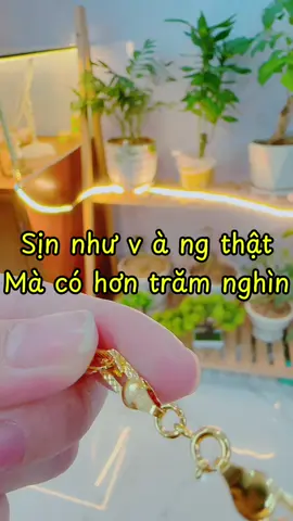 Sịn như v à ng thật mà có hơn trăm nghìn #xuhuong #kimyenshop #vang18k610 #trangsuc #trangsuckimyen #yentrangsuc #daychuyen 