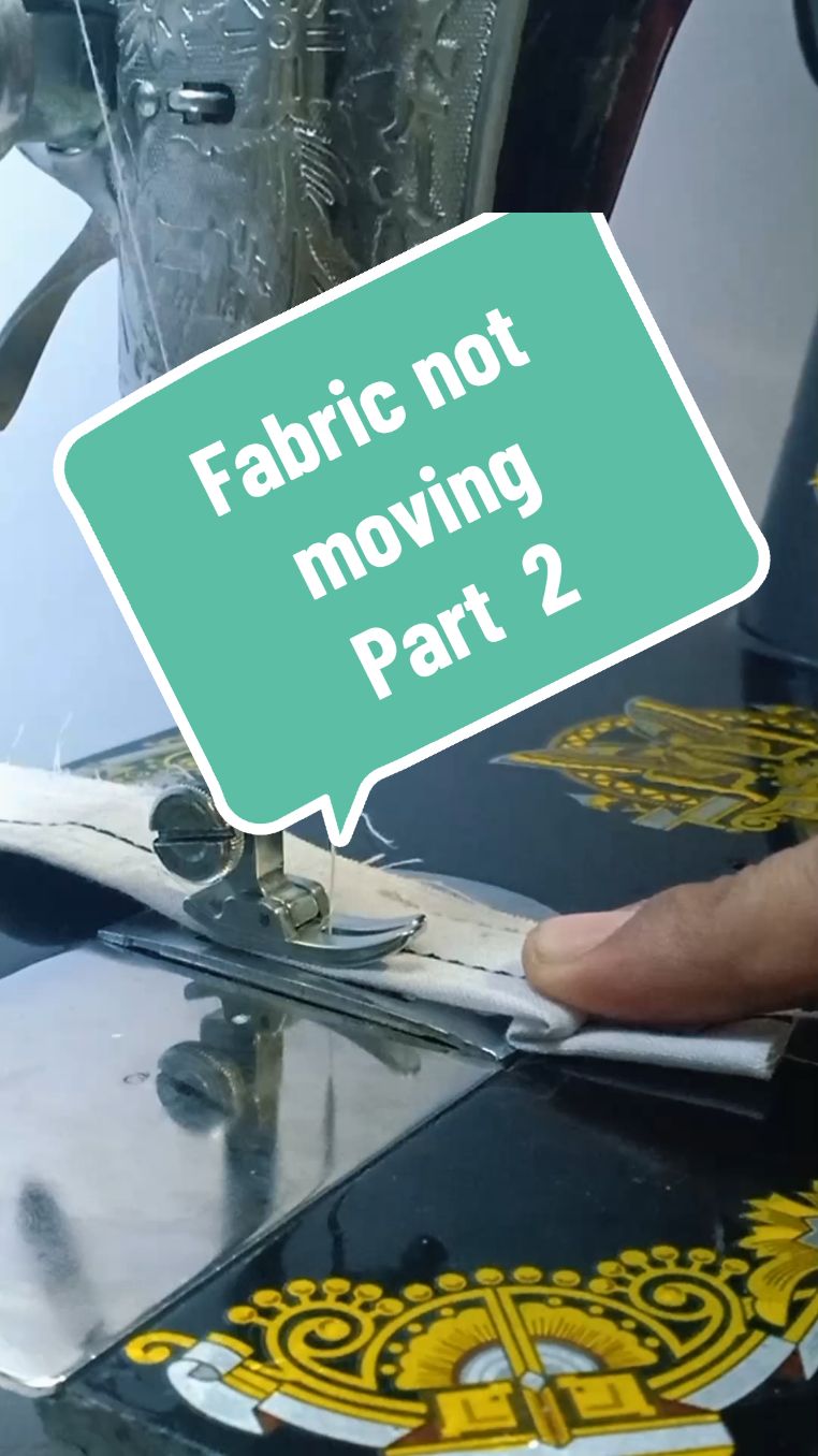 fabric not moving | part2 #sewingmachine #household #sewing #sewingtiktok #silai #sewingmachinetips #tipsandtricks #sewinghacks #sewingtutorial #sewingmachinerepair #fabricnotmoving 