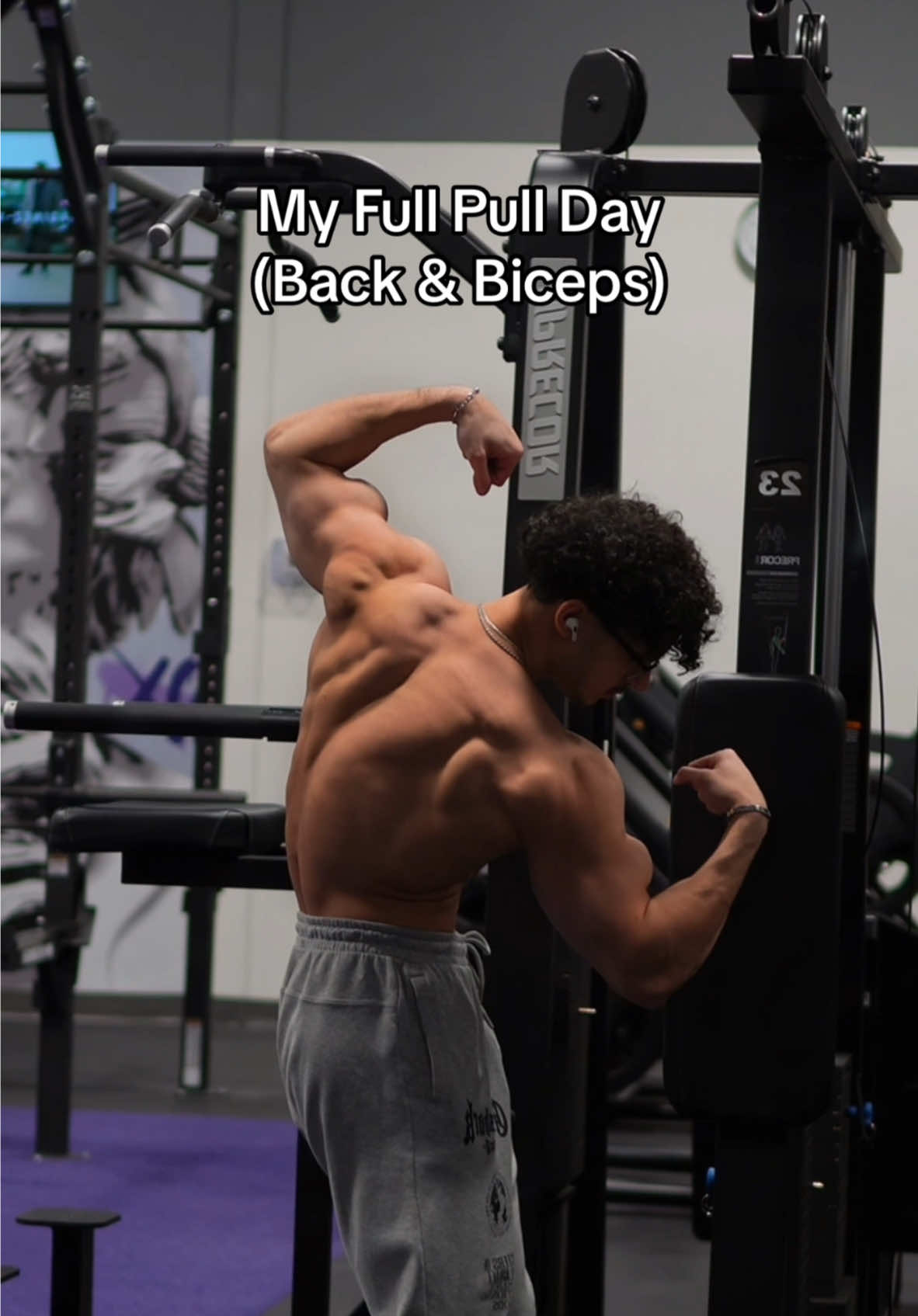 My Full Pull Day (Back & Biceps) 🦾 Join my Fitness Academy with the link in my bio 🏆 Follow me for more fitness tips & workouts :) #foryou #foryoupage #gymtips #GymTok #workout #back #pullday 