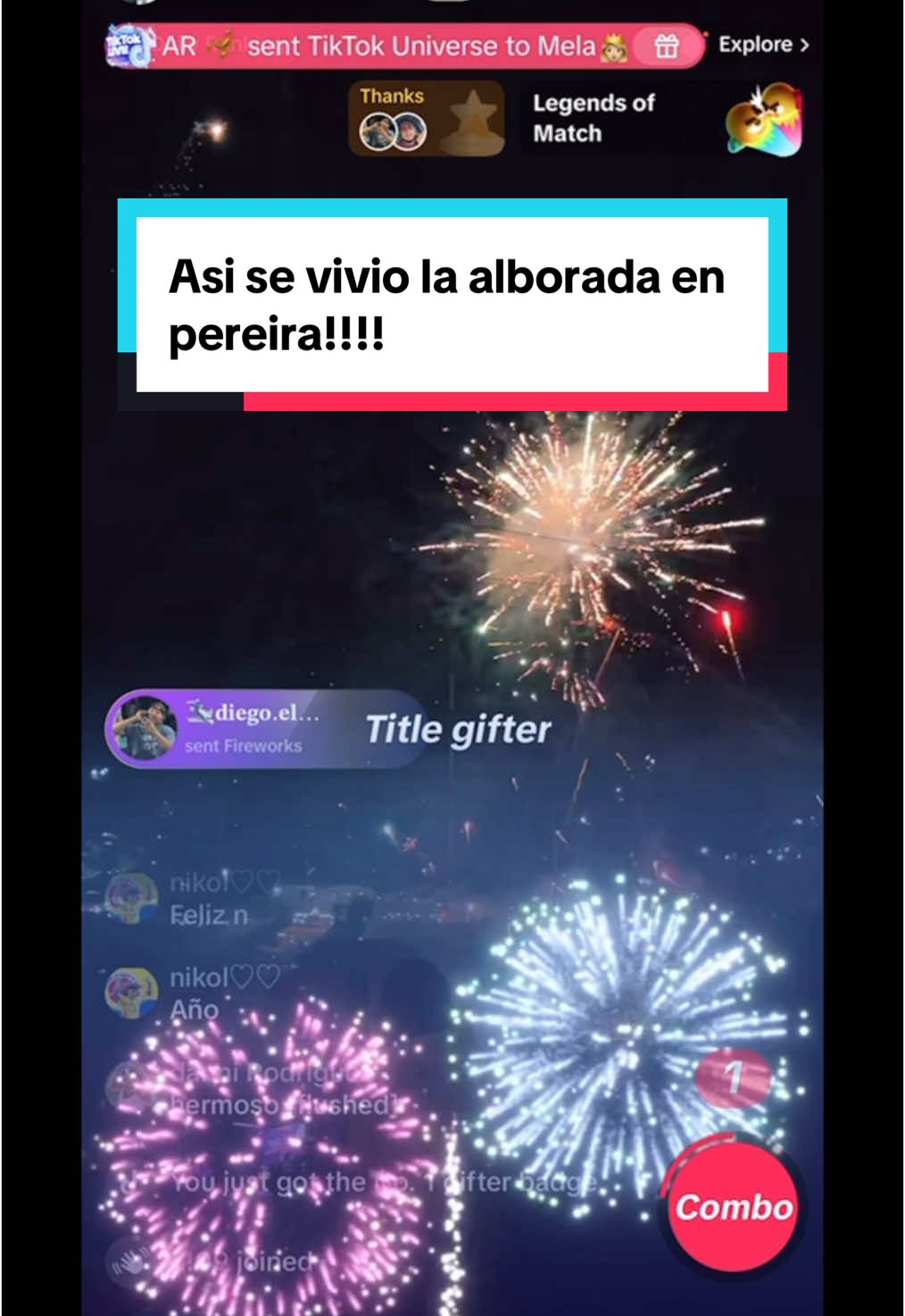 Asiiiiiii se vivio la llegada de diciembreeeeee en PEREIRAAAAAA🎄🎉😍🎅🍾 La alboradaaaaaaaa, bienvenido diciembreeeee🎊🎊🎊  1/31🙌🏼 que este mes llegue de muchas bendiciones para cada uno de ustedes, AMO DICIEMBRE, AMO LA NAVIDAD Y AMO TODAS ESTAS FECHAS TAN HERMOSAS🙏🏼🫀