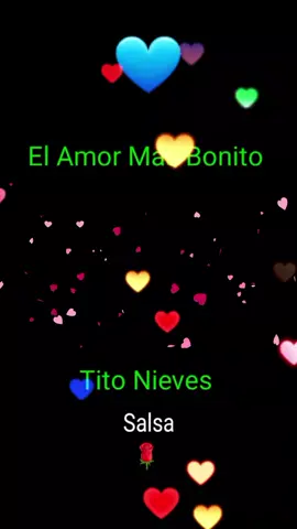 El Amor Más Bonito  Tito Nieves