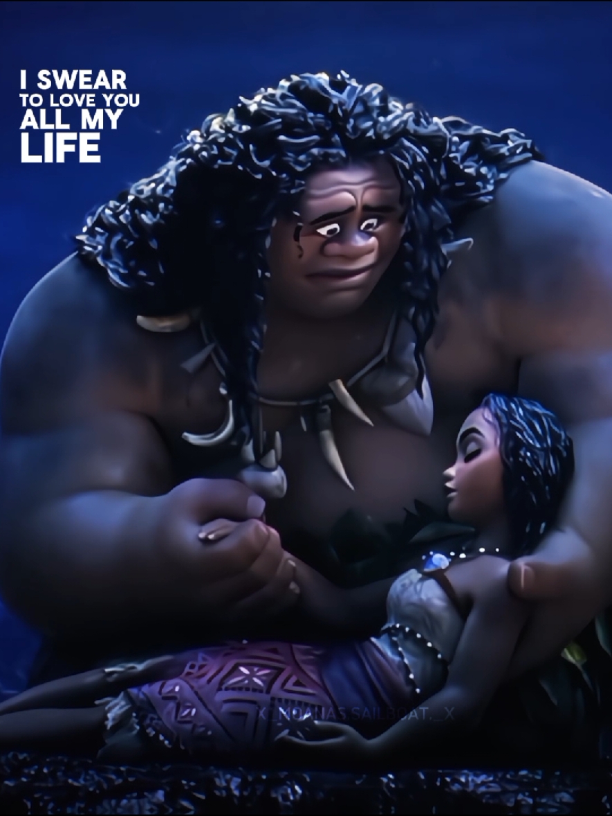 When I first saw this scene (I was unfortunately spoiled) my eyes swelled with tears, but when I saw Maui crying, I broke down like a baby, it wasn't normal! 😭😢 #moana #moana2 #maui #pua #heihei #sina #tui #tala #kakamora #tamatoa #teka #tefiti #kele #moni #loto #simea #kotu #matangi #nalo #foryou #fyp 