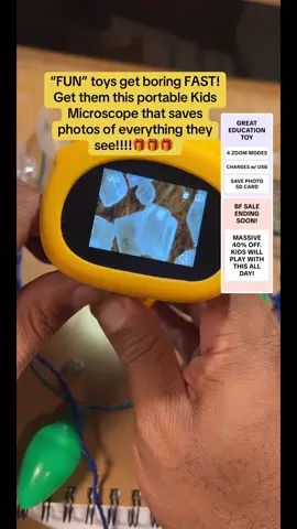 Nurture the curious mind of your children, grandchildren, niece/nephew! #kidsmicroscope #PortableMicroscope #microscopetiktok #educationaltoy #educationaltoys #educationaltoysforkids #learningtoy #learningtoysforkids #giftsforkidsthischristmas #giftsforchildren #stemgifts #STEMTok #MomsofTikTok #dadsoftiktok #parentsoftiktok #holidaygiftsforkids #christmasgiftsforkids #tiktokshopcybermonday #tiktokshopfinds #tiktokshopping #flashsale  #LIVEhighlights #TikTokLIVE #LIVE 