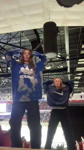 seein double? #fyp #dancers #hockeygame #hairface 