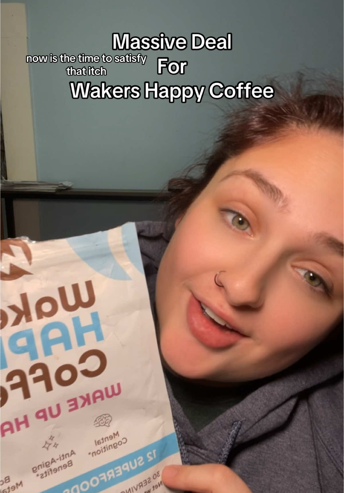 #wakershappycoffee #burncalories #boostmetabolism #brainpower #tiktokshopcybermonday #tiktokshopblackfriday #blackfriday #cybermonday 