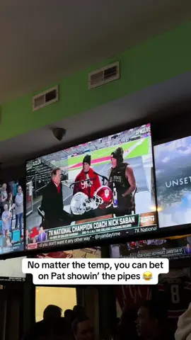 Sleevless from the freezing Columbus, Pat is a dog😂 #ohiostate #CollegeFootball #espn #patmcafee @Pat McAfee Show Clips 