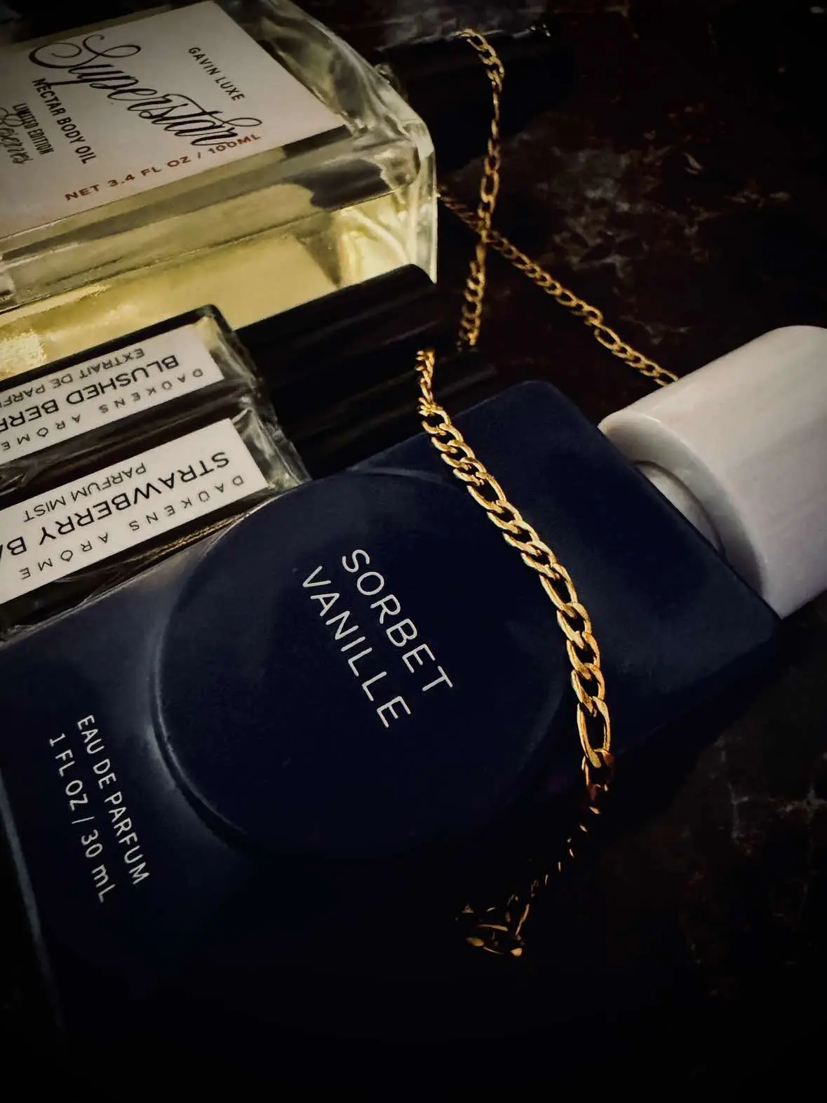 Gourmand Week, Day 7! Last day of gourmand week, guys. This week I’ve shown you guys how I smell like warm chocolate and white florals, lemon and blood orange frosted pound cake, roasted spiced pistachios, caramelized apple pie, tiramisu made with nutty biscoff cookies, peach cobbler, and now like a glazed strawberry pastry with fluffy vanilla meringue! No fancy pics this time, just straight to the point. This is an elevated take on a gourmand scent that is mouthwatering yet sophisticated. Blushed Berries, inspired by Burberry Her Elixir, and Strawberry Bake both by @daukensaromeco are amazing individually and layered. Spritzing them on top of the fluffy, slightly fruity vanilla of Superstar body oil by @Rich Bougie Auntie and @Claire’s Sorbet Vanille takes the combo even higher and yummier. Both houses  have amazing sales going on right now. Check them out!  What are your favorite strawberry scents? Tell us in the comments below! #GourmandFragrance #PerfumeAddict #PerfumeLayering #FragranceCollection #FragranceLover #GourmandPerfume #PeachCobblerVibes #FragranceObsessed #PerfumeCommunity #FallScents #PerfumeCombo #FragranceJunkie #NichePerfume #DesignerPerfume #LuxuryFragrance #PerfumeLove #FragranceBlog #FragranceInspo #CozyScents #strawberryperfume #FragComm #blackgirlluxury 