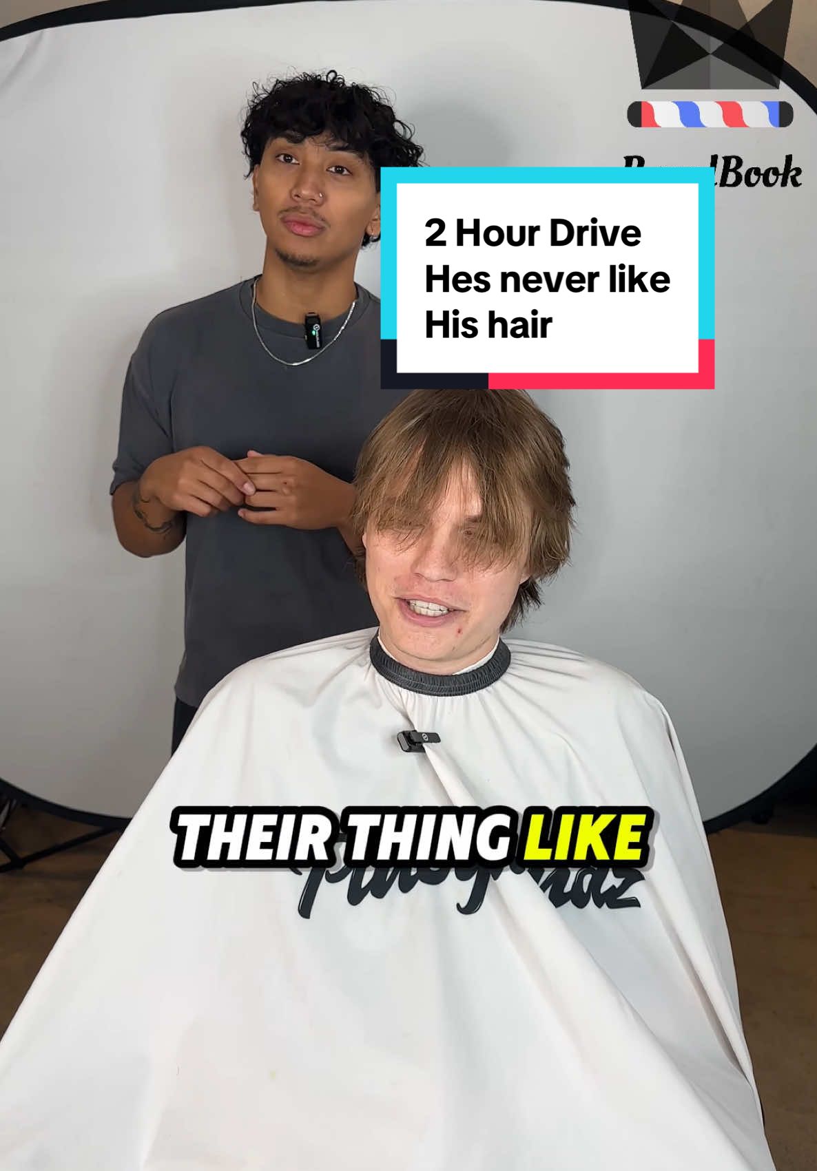 My guy drove two hours because he has never liked a haircut in his life, we locked him in w the signature cut!  #lowtaperfade #texturedfringe #hairtransformation 