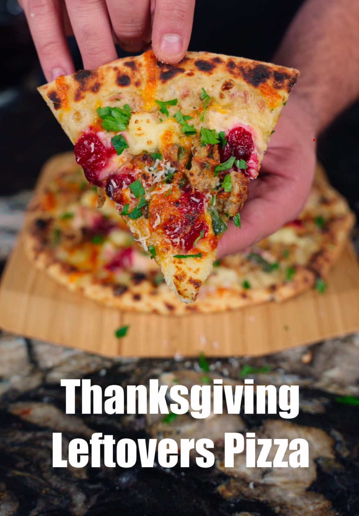 What’s your favorite way to use your Leftovers?? For me…Thanksgiving Leftovers = the best Pizza!! 🔥🔥 I’ve shared different takes on this in the past, but normally is using my Cast iron skillet… this time around I fired up my @Ooni Pizza Ovens Karu 12 and knocked out a couple of these pies.  You can’t go wrong with cast iron either, but I’ve been hooked on that char and bite you get from using a pizza oven.   And stay tuned for my Green Bean Casserole Stuffing recipe coming later this week! It’s a hit for any and all of the holiday get togethers! #pizza #thanksgiving #thanksgivingleftovers #leftovers #pizzalover #pizzarecipe #pizzaoven #ooni #Recipe #food #Foodie #foodiegram #foodiesofinstagram #fyp #foryou 