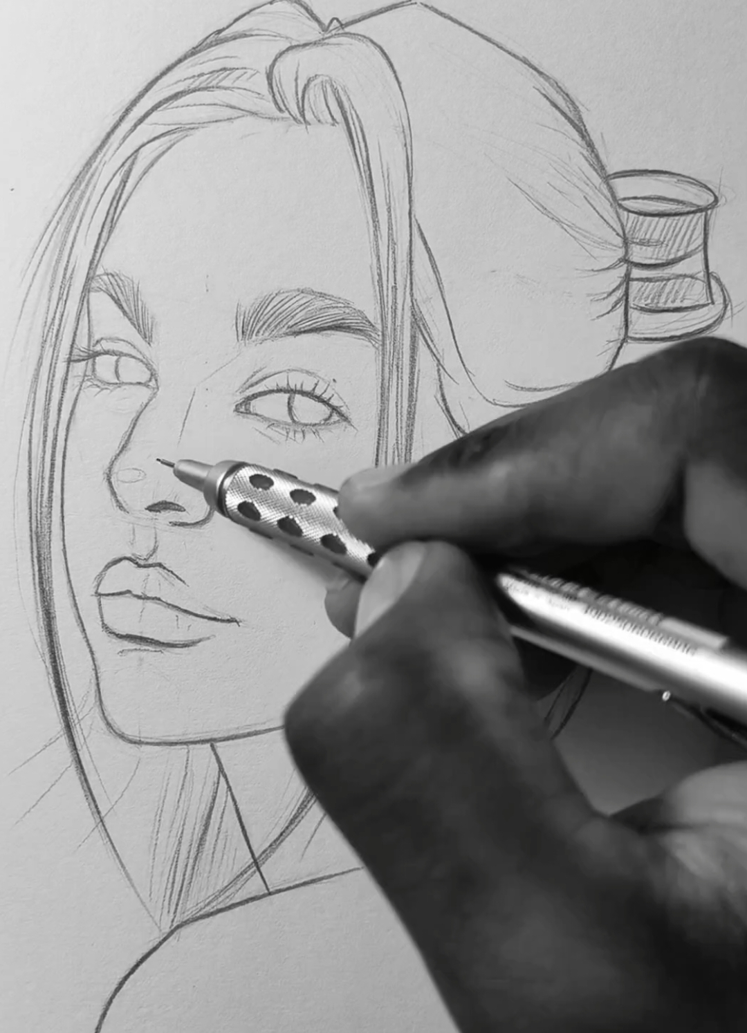 Art tutorials  #metadoloomis #pencilart #art #drawings #draw #dibujo #tutorialdrawing #desenhandorostos #comodesenhar 