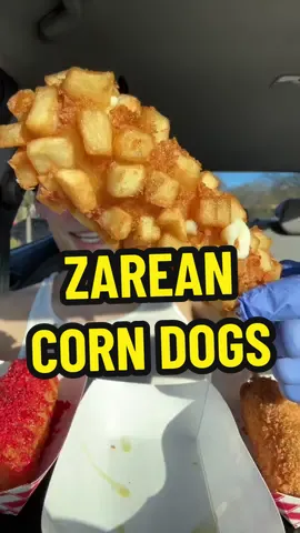 Zarean Corn Dogs Mukbang! 🌽🦮 #fyp #trending #viral #mukbong #mukbang #Foodie #food #eating #asmr #fypage #zareancorndogs 