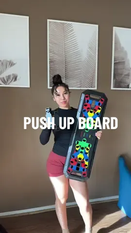 for the girlies who need to start at home, this is for you! 🤭 this board is small but effective 🔥 #pushupboard #upperbodyworkout #Fitness #fitnessmotivation #athomeworkout #athomeworkouts 