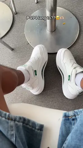 Subrang ganda ibabagay sa mga outfit ninyo get yours now check the yellow basket! #whiteshoes #OOTD #clicktheyellowbasket #checkoutnow 