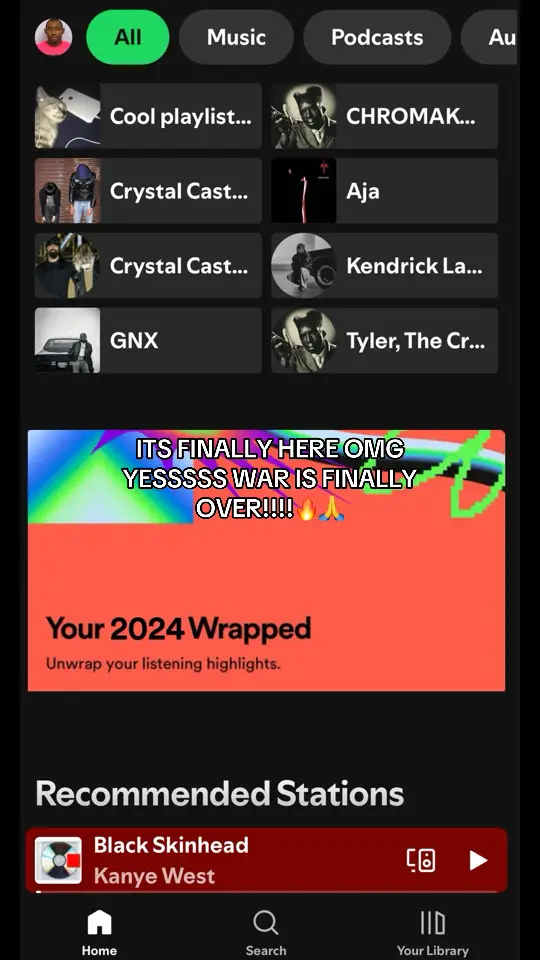 IM SO EXCITED TO LOOK AT IT!!!! #spotifywrapped #spotifywrapped2024 #2024 #spotify #rap #music #fyp #fypシ 