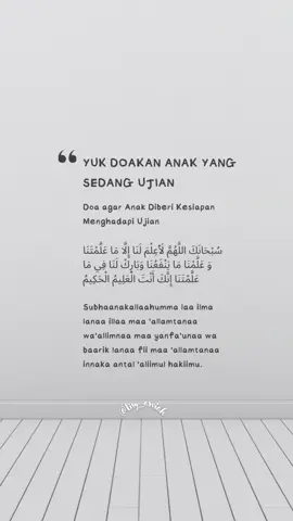 Bismillah semoga Allah mudahkan anak-anak kita yang sedang melaksanakan ujian, aamiin... #doaanakujiansekolah #doaanakujian #doauntukanakcerdas #doabelajar #doaibuuntukanak 