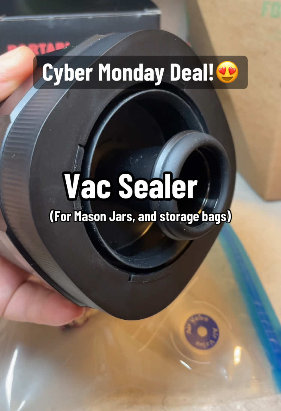 Black Friday/Cyber Monday means big savings! Don’t miss out on easy meal preps, delicious dessert storage, and canning options at a discounted price! 🤑💰#ad ~~~~~~~~~~~~~~~~~~  #masonjar #vac #vacuumsealer #vacuum #vacuumseal #canning #canningtiktok #foodprep #tiktokblackfriday #tiktokcybermonday #ttstakeover #blackfriday #creatorsearchinsights #cybermonday #christmasgift #christmasgiftideas #christmasgiftguide #giftguide #food #leftovers #thanksgiving #happythanksgiving #aquariustv #tiktokshopholidaydeals #sales #tiktokshopfinds #deals #fypシ 