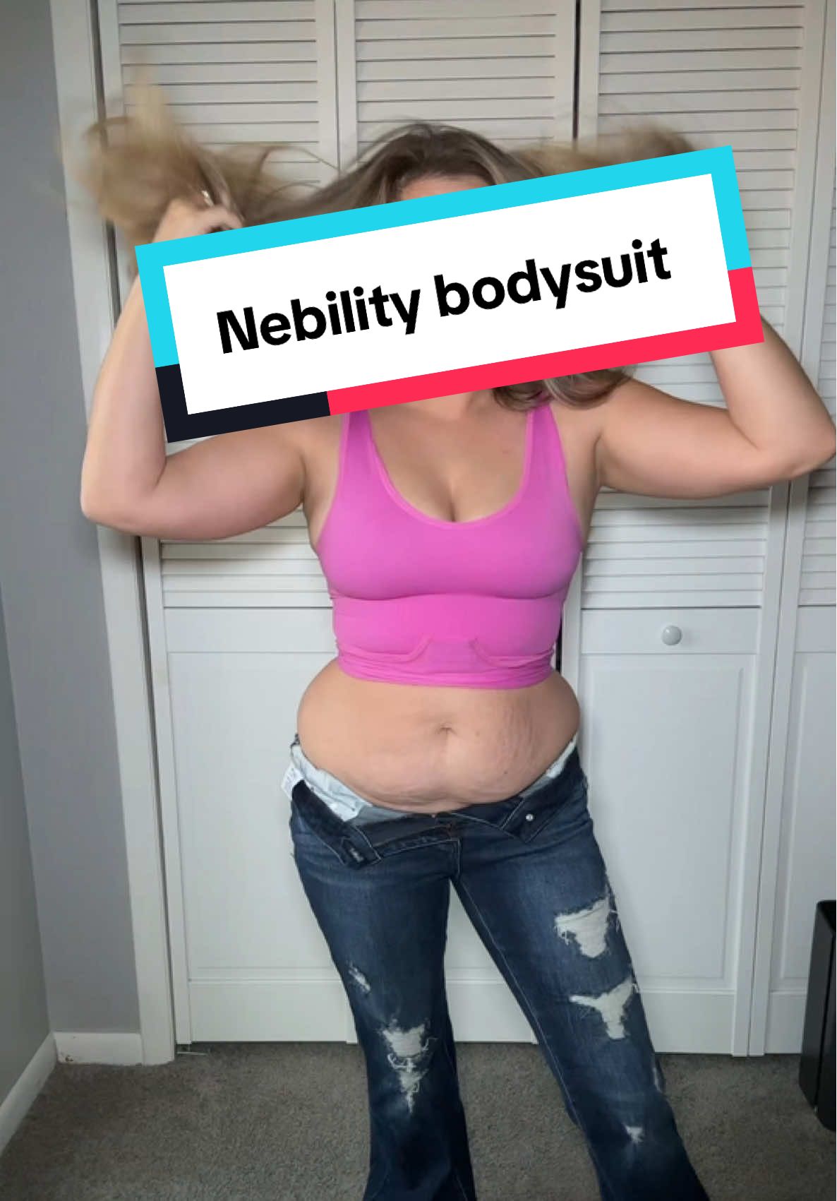 I am 5’2” 135lb wearing size medium/large #shapewear#bodysuit#bodysuitshapewear #shapewearbodysuits #snatched#womensfashion#ribbedbodysuit#winterfashion#ttsacl #nebility #nebilitybodysuit @Nebility US #tummycontrol #snatchedwaist 