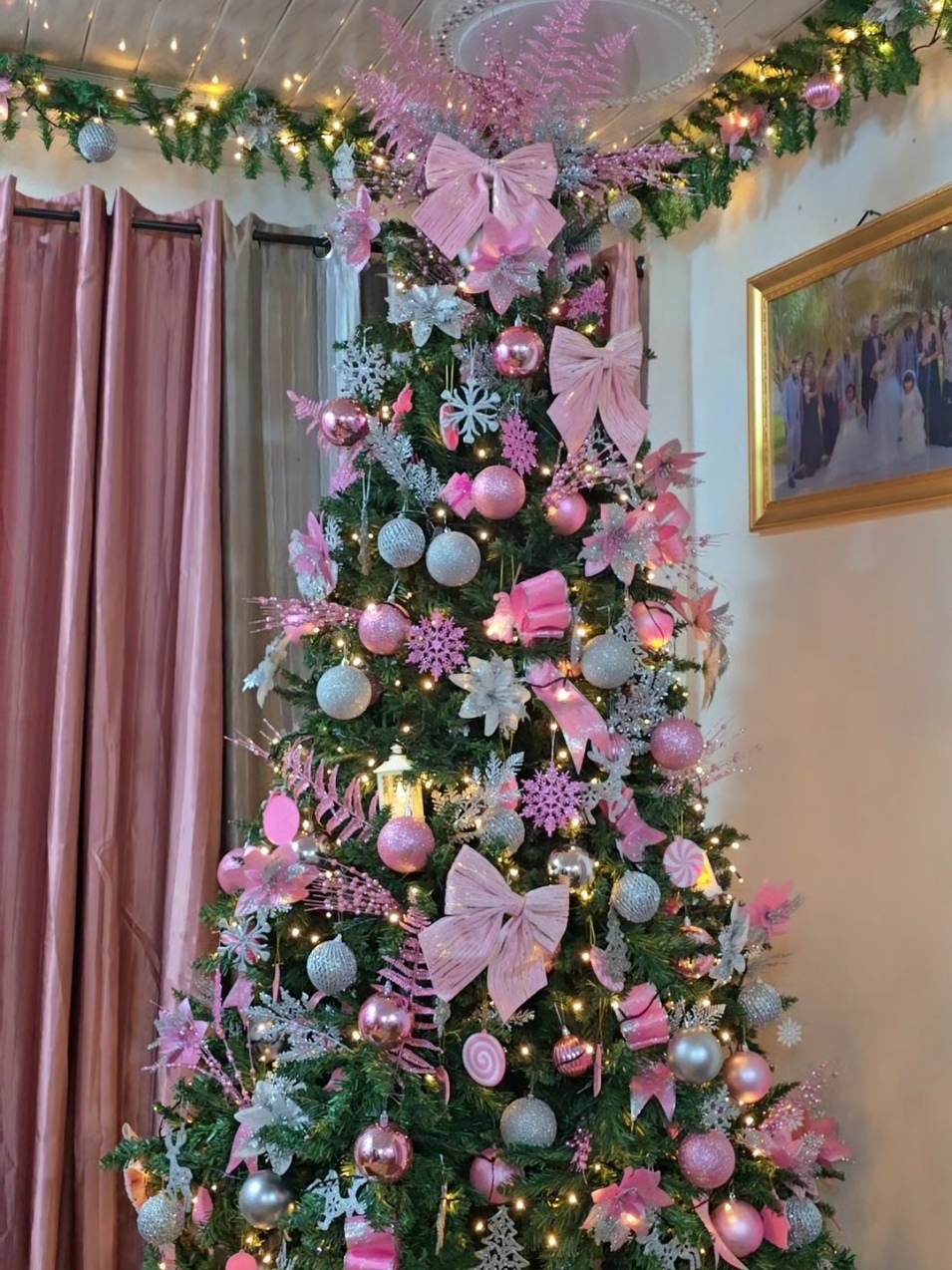 It's the most wonderful time of the year ✨️  #fyp #2024christmas #pinkchristmasdecor 