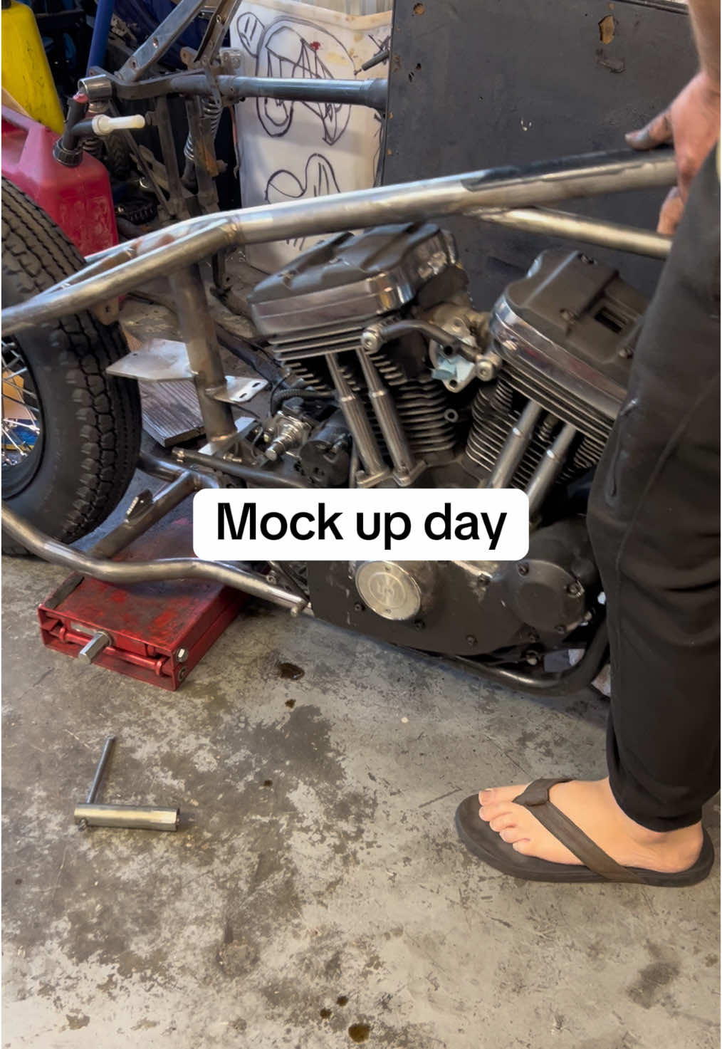 Evo sportster chopper mock up. #motorcycle #bikelife #harleydavidson #chopper #fypシ #fyp #harleylife #biker #vintageharley #shovelhead #sportster1200 #choppershit #sportster #biketok #panhead #foryoupage #bikebuild #vtwin 