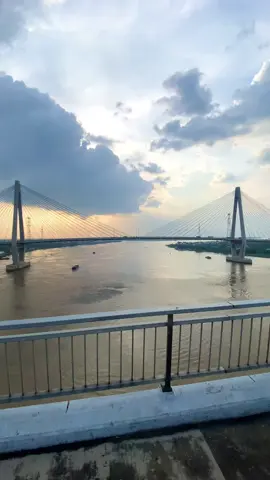 lâu lắm rồi mới đi ngang cầu mỹ thuận cảnh đẹp quá #haomohinh #chill #caumythuan2 