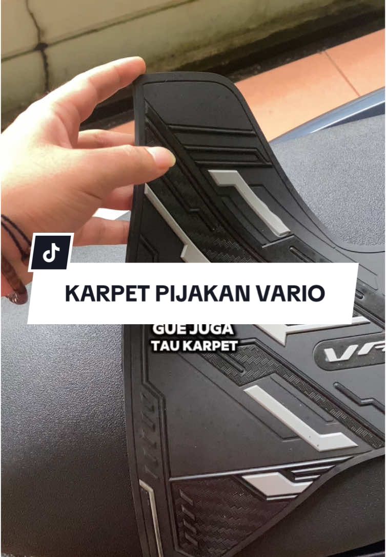 karpet pijakan kaki vario 125-150 led new dari motopad27 V2 bahan tebal anti selip anti luntur juga #karpetpijakankaki #karpetvario #vario150 