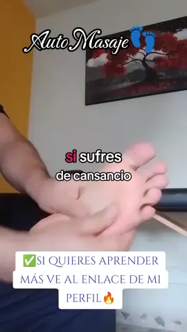 ¿Quieres aprender más sobre masajes terapéuticos de reflexología?👣 ➡️Ve a el link de mi perfil yo te enseño🤩  #insomio #cansancio #masajesterapéuticos #curatucuerpo #equilibriocorporal #RelaxEnCasa #Saludybinestar #eneluniversoentero #cursodereflexologíapodal #enelmundoentero 
