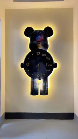 Tranh đồng hồ bear ❤️ #xuhuong #xh #decor 