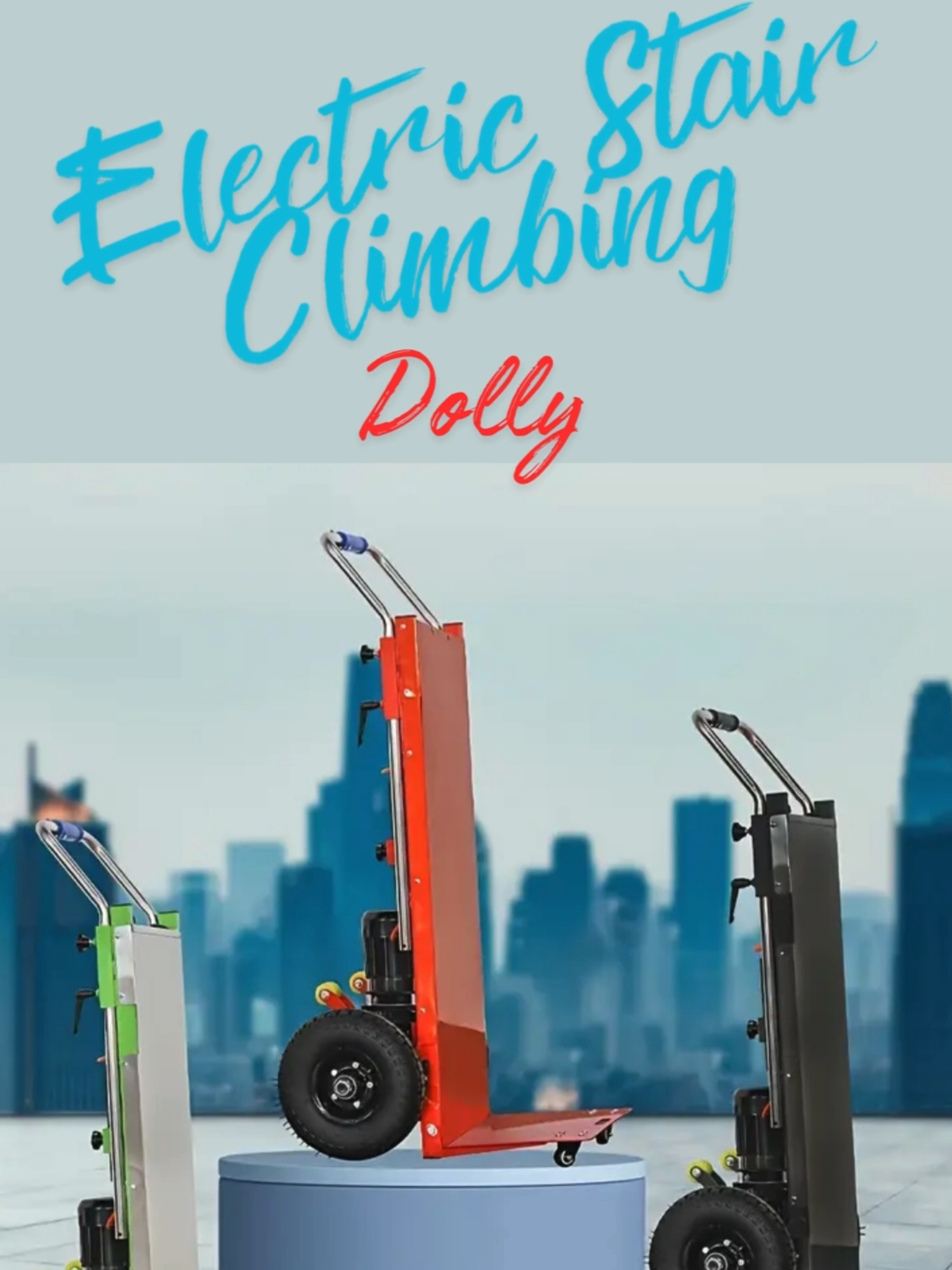 Electric Stair Climbing Dolly Tired of back-breaking moving struggles?  Watch this beast in action!   The 1200W Electric Stair Climbing Dolly is here to save your day—and your back.  Follow for more heavy-duty hacks! #MovingMadeSimple #GadgetGoals #InnovationNation
