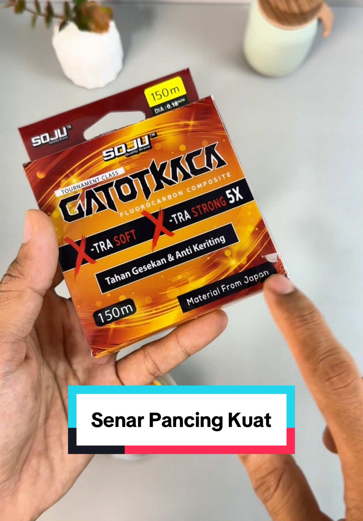 Senar pancing kuat anti kriting tahan gesekan. Senar pancing galatama soju Gatotkaca. #senarpancing #senarpancingantikeriting #senarpancinggalatama #senargatotkaca #megaguncang1212 
