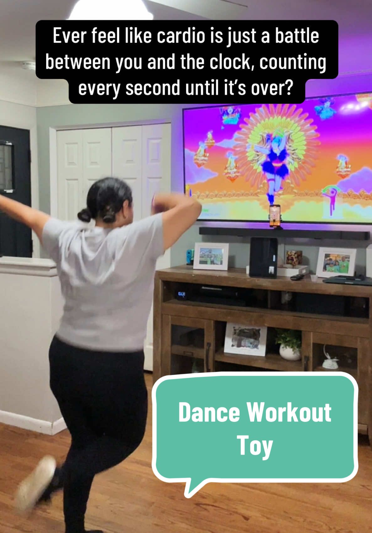 I use to hate doing cardio workouts, thanks to this, I dont anymore. 💃 #dancefitness #danceworkout #workoutmotivation #justdance #weightlossmotivation #athomeworkouts #100lbsdown #plussizeworkouts #creatorsearchinsights 