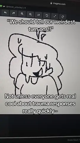 Yeah, no I'm good😭😭 - - - - - - - - - #youreallythoughtiwouldtellyall #artistsoftiktok #artists #digitalartist #furryfandom #trauma #hypersexual #art 