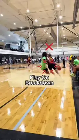 In basketball, a blocking foul is a defensive foul that occurs when a defensive player uses their body to prevent an opposing player from moving. A referee signals a blocking foul by raising both arms vertically with their palms facing forward.  To avoid blocking fouls, defenders should: Establish a legal guarding position before the opponent starts their drive Have both feet on the ground and face their opponent Take contact from the dribbler on the torso Time their jumps and reach for the ball at the peak of the opponent's shot #BASKETBALL #foul #referee #foryoupage #foryou #sports 