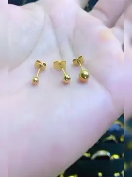 bông tai titan bi tròn nhỏ xinh,🥰