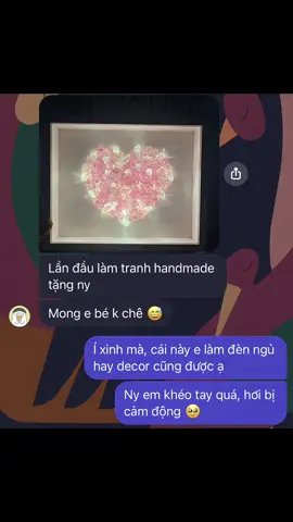 Món quà “ đắt” ở sự trân thành và thời gian anh ấy tự làm ❤️  #yeu #Love #quatangnguoiyeu #handmadegifts #xuhuong 